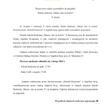 ogłoszenie o naborze X edycja szkoły rodzenia